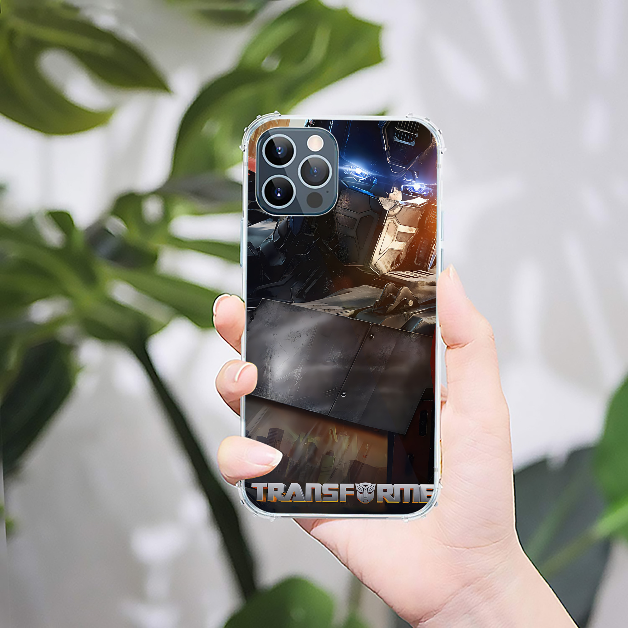 （画像用） Transformers トランスフォーマー 【iPhone 12シリーズ対応】透明スマホケース（クリアソフトケース）